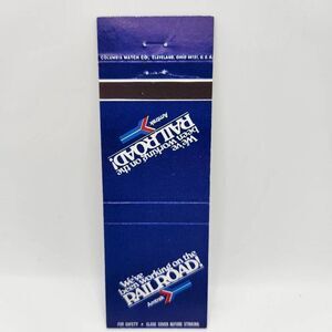 Vintage Matchbook Amtrak We've Been Working On The Railroad!